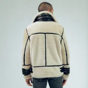 Cream Sheepskin Jacket