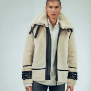 Cream Sheepskin Jacket
