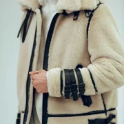 Cream Sheepskin Jacket