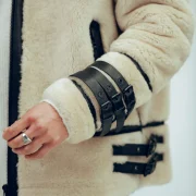 Cream Sheepskin Jacket