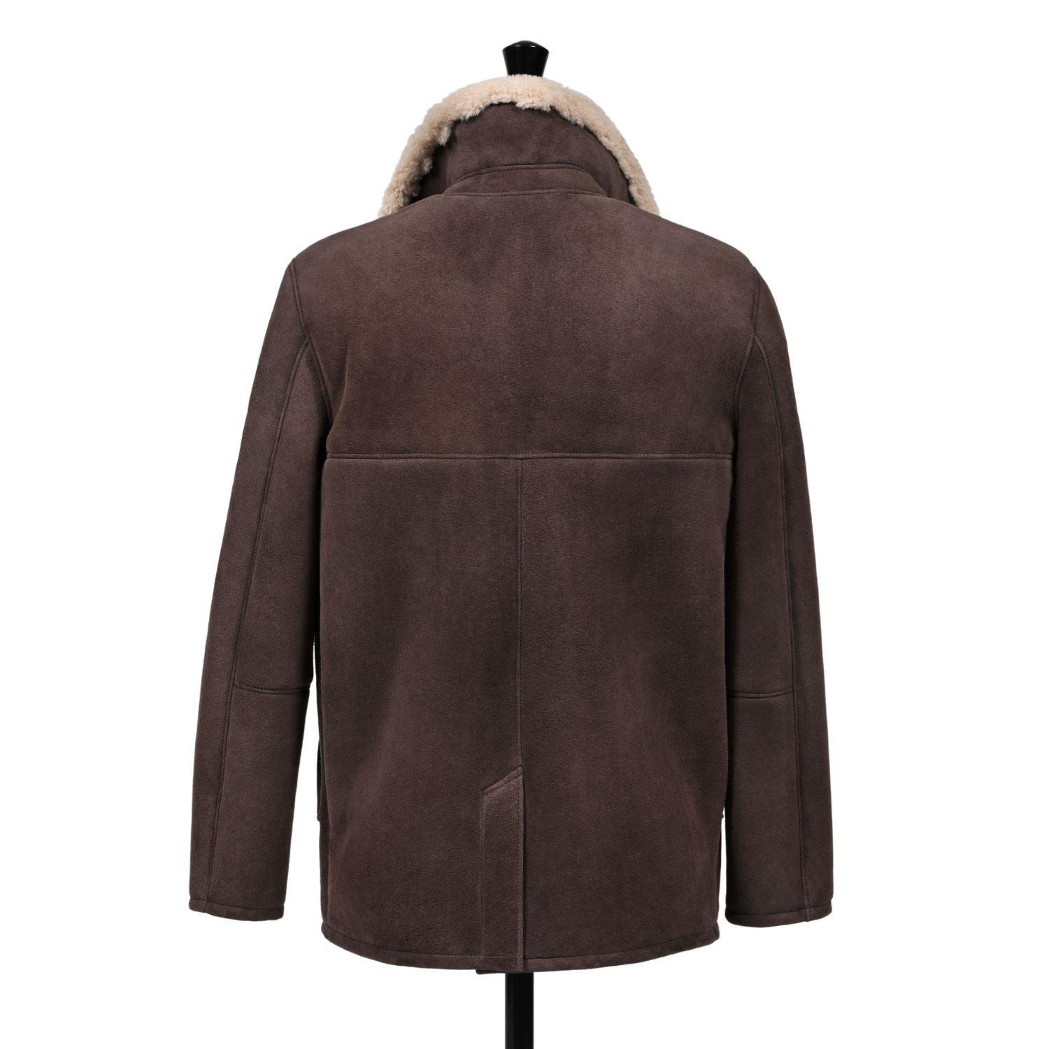 Designer Sheepskin Coat Mens