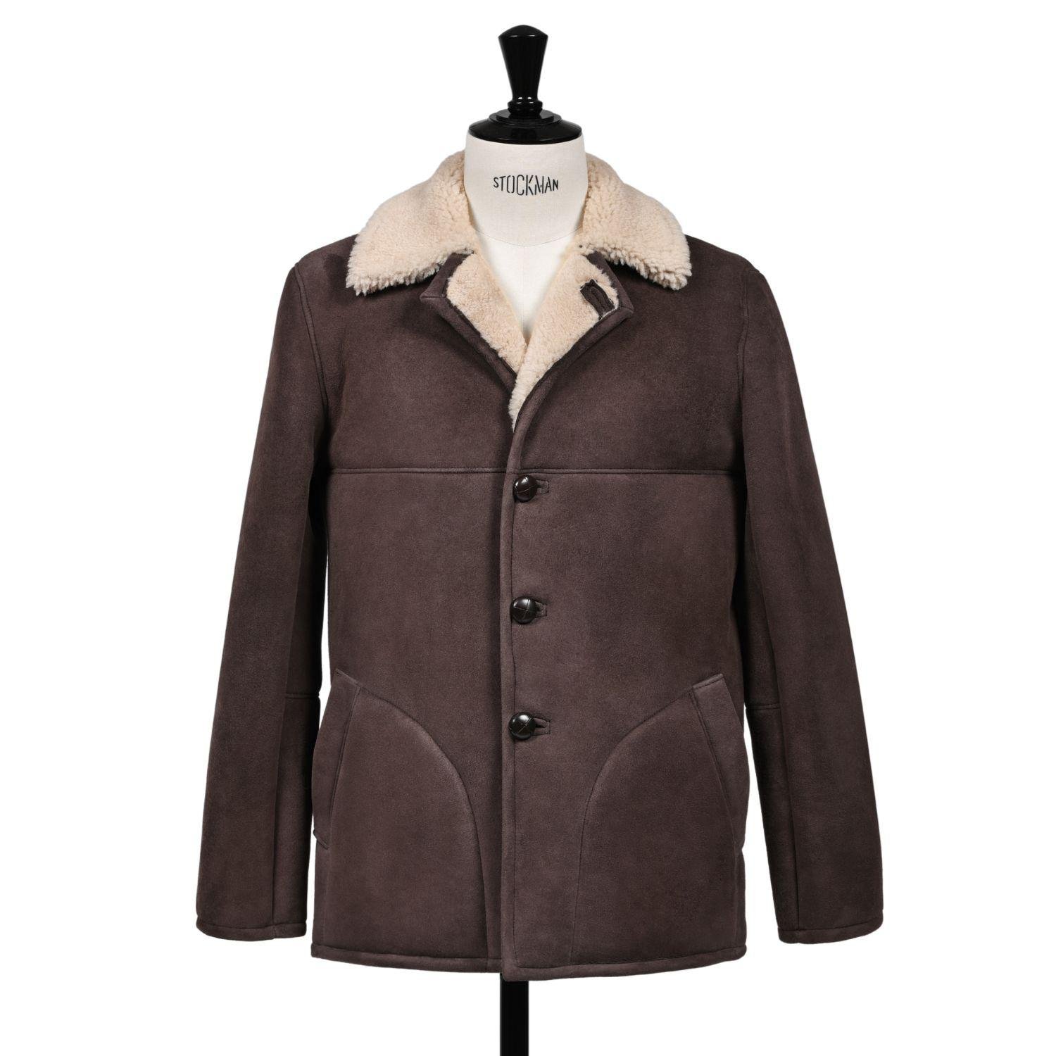 Designer Sheepskin Coat Mens