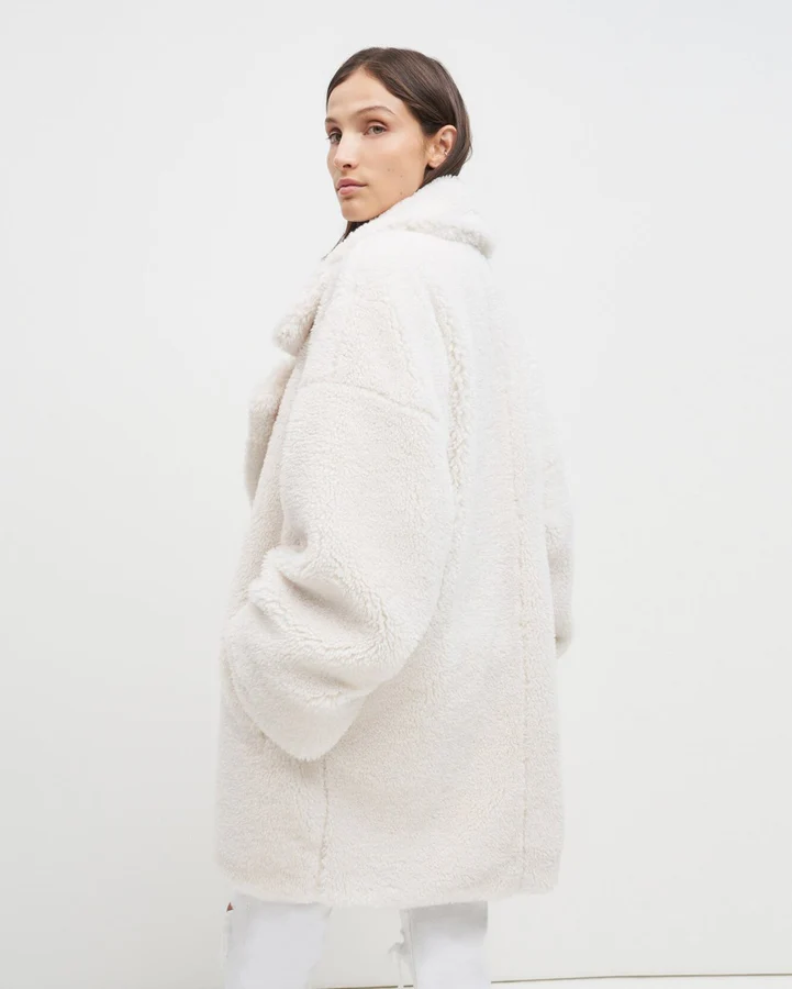 Faux Fur Sheepskin Coat