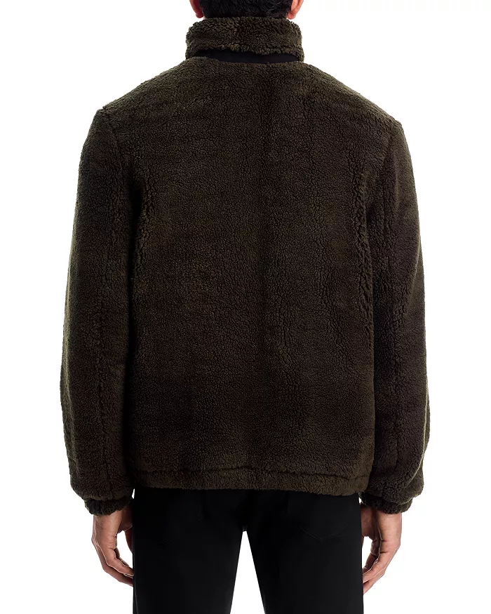 Faux Sheepskin Coat Mens