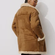 Faux Sheepskin Coat
