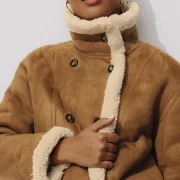 Faux Sheepskin Coat