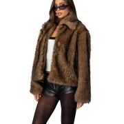 Faux Sheepskin Jacket