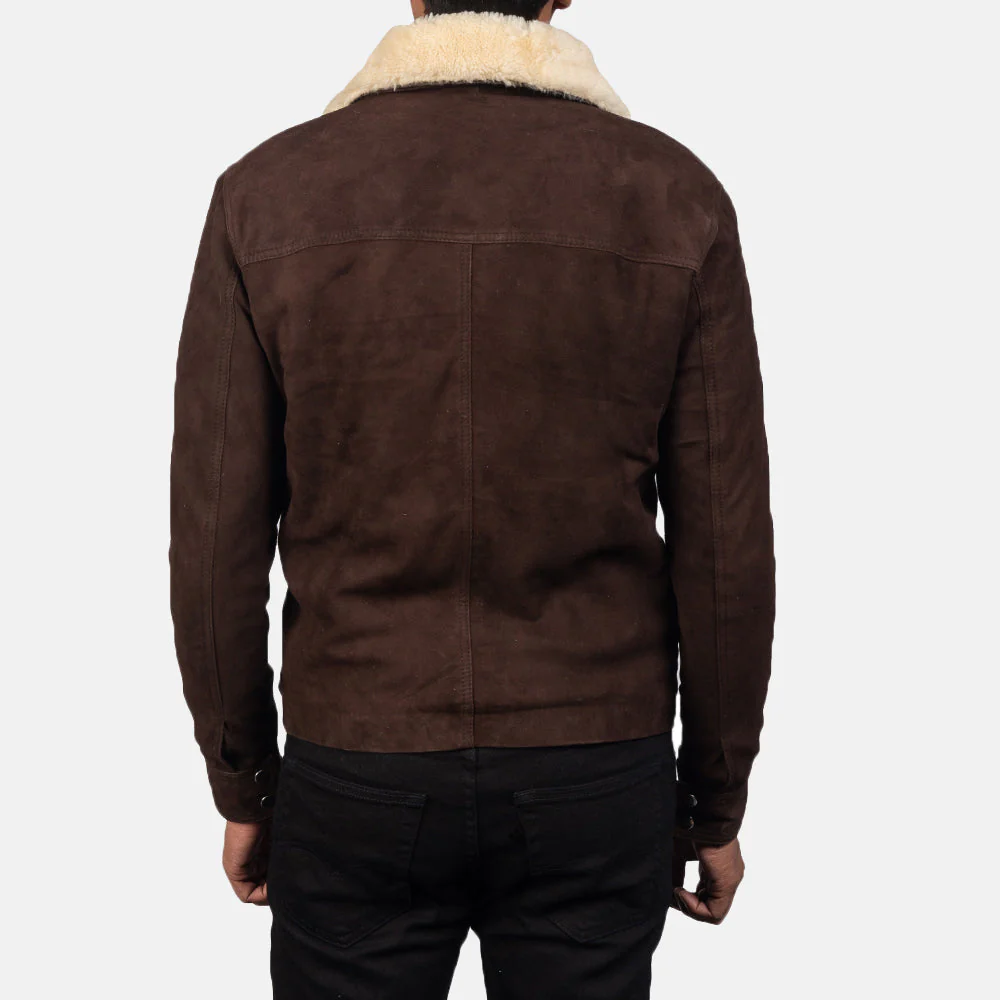 Faux Sheepskin Jacket Mens