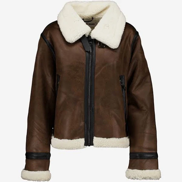 Faux Sheepskin Jacket Women