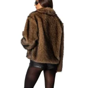 Faux Sheepskin Jacket