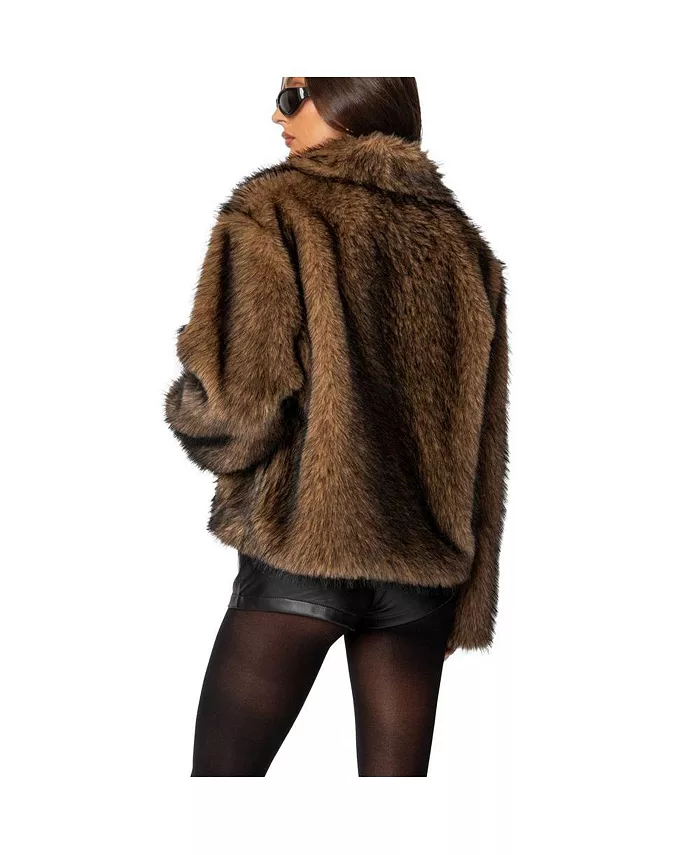 Faux Sheepskin Jacket