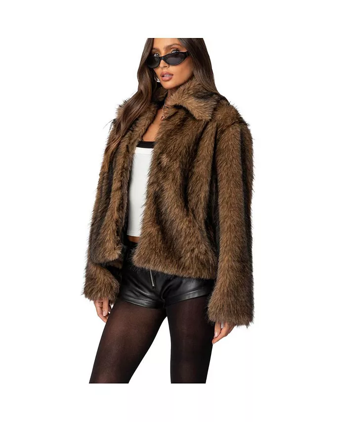 Faux Sheepskin Jacket