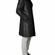 Leather Sheepskin Coat Mens