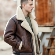 Irvin Sheepskin mens Jacket