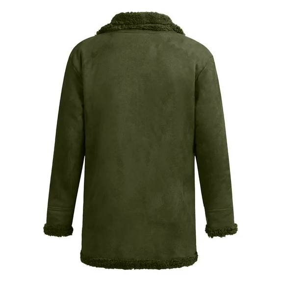 Green Sheepskin Coat