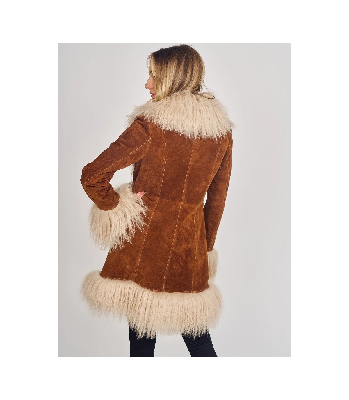 Ladies Classic Sheepskin Coat Sale