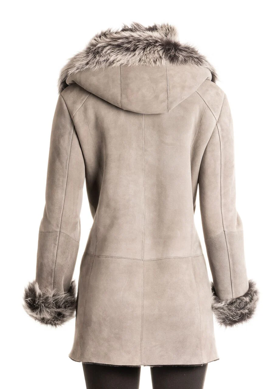 Ladies Real Sheepskin Coat