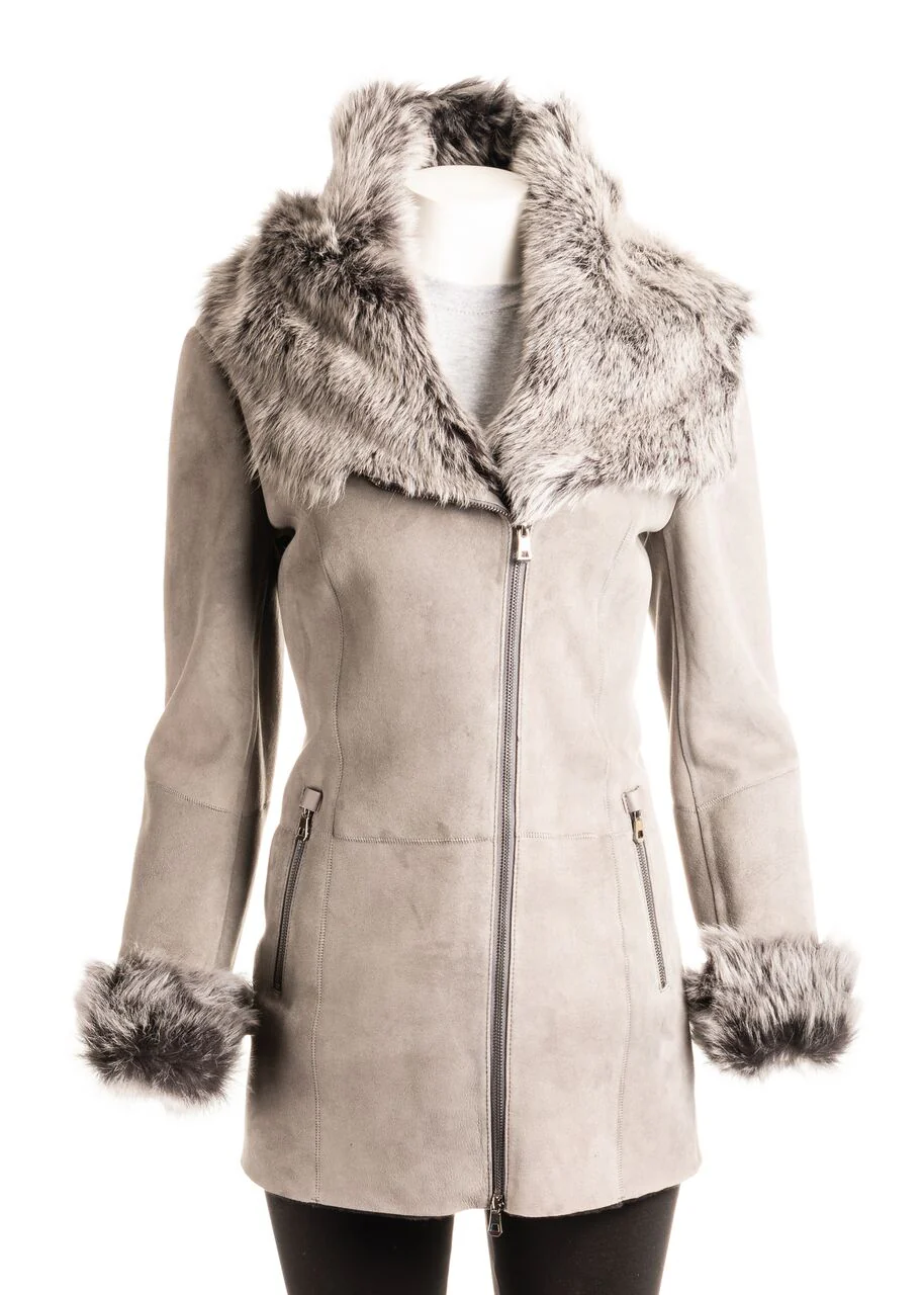 Ladies Real Sheepskin Coat