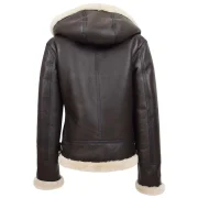 Ladies Sheepskin Bomber Jacket