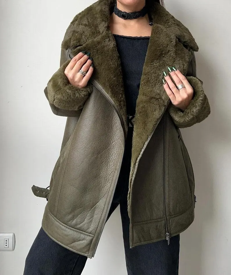 Ladies Sheepskin Coats Jackets