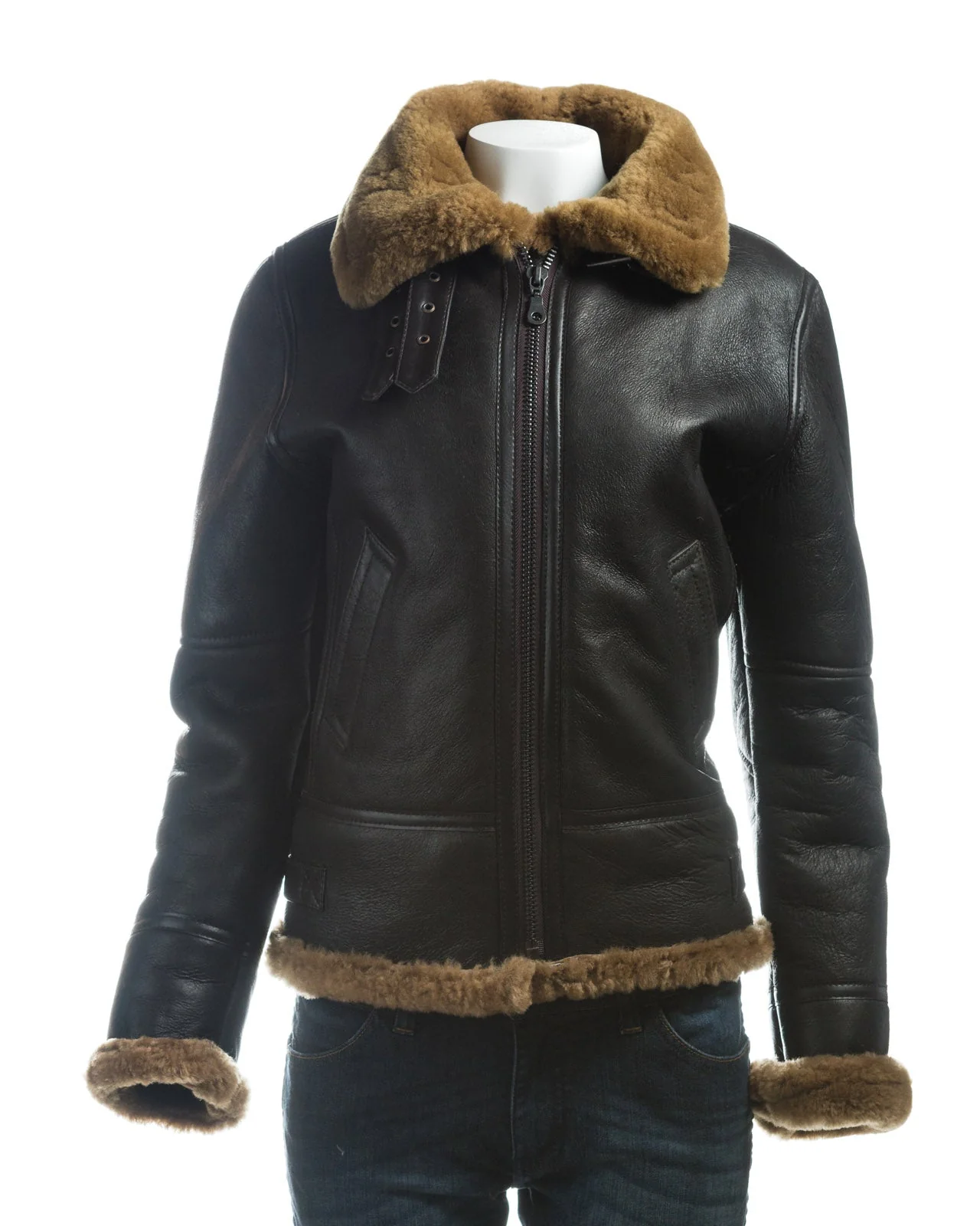Ladies Sheepskin Flying Jacket