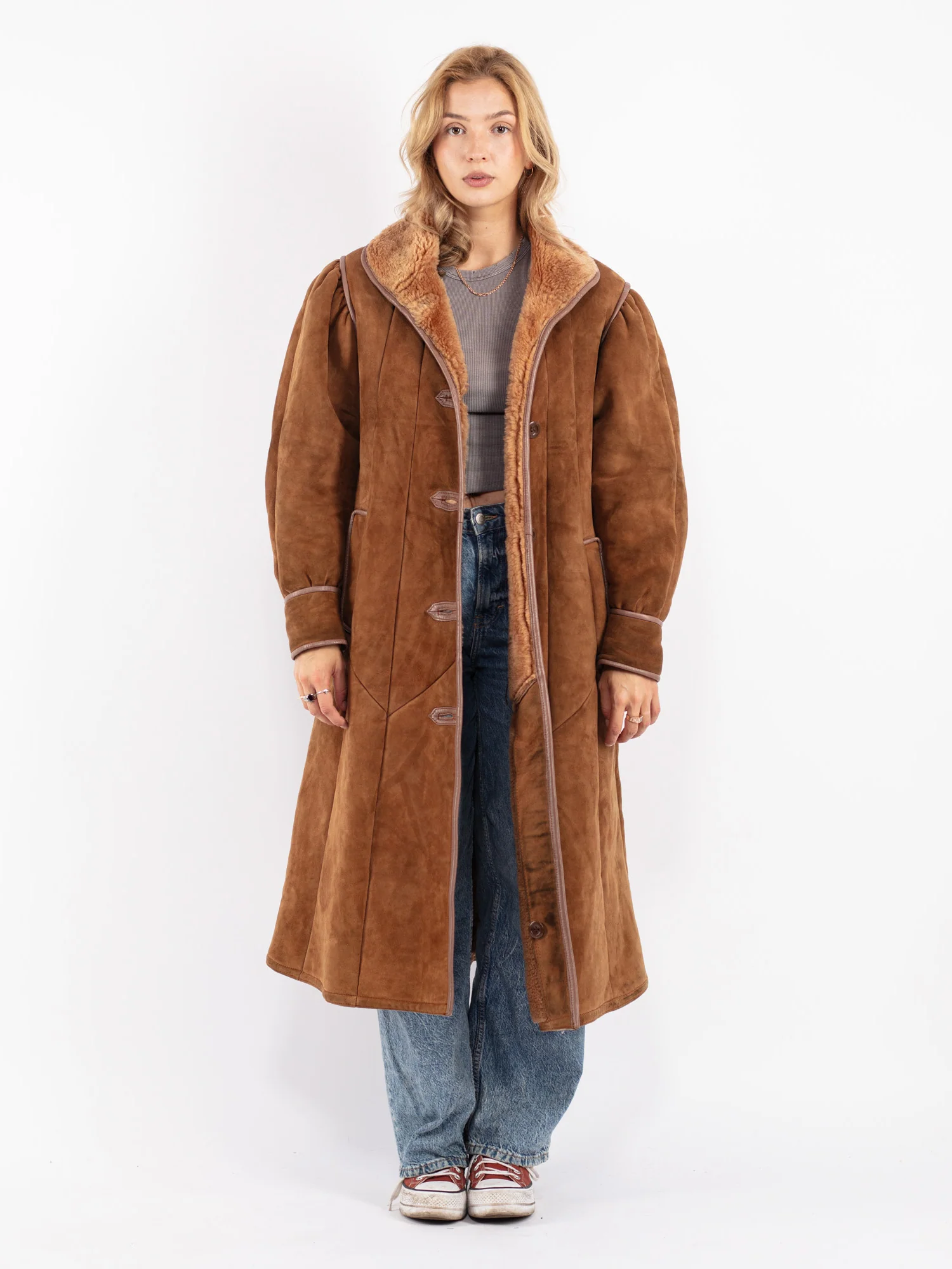 Ladies Vintage Sheepskin Coat