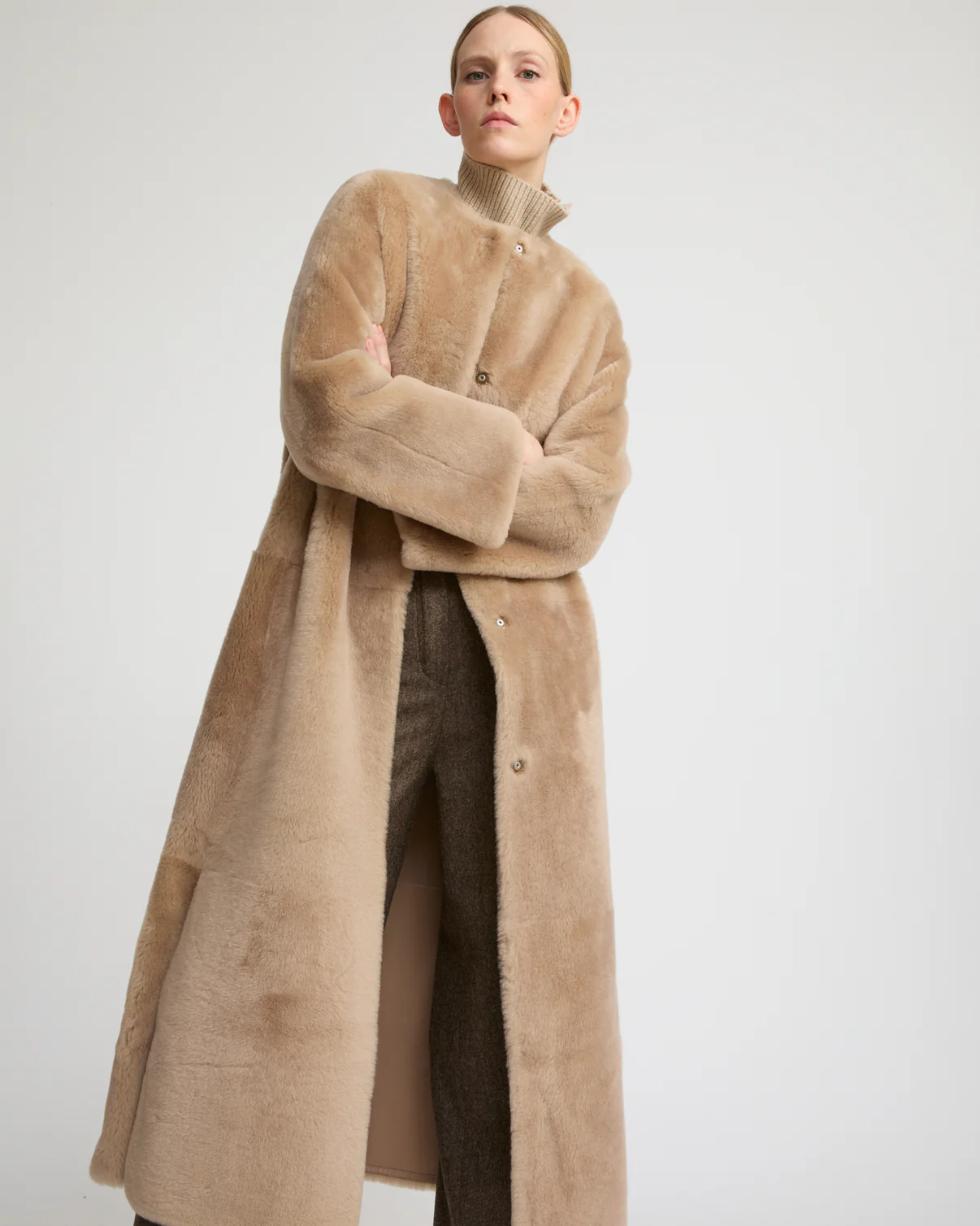 Lambskin Shearling Coat