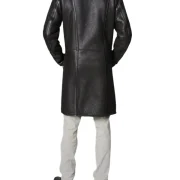 Leather Sheepskin Coat Mens