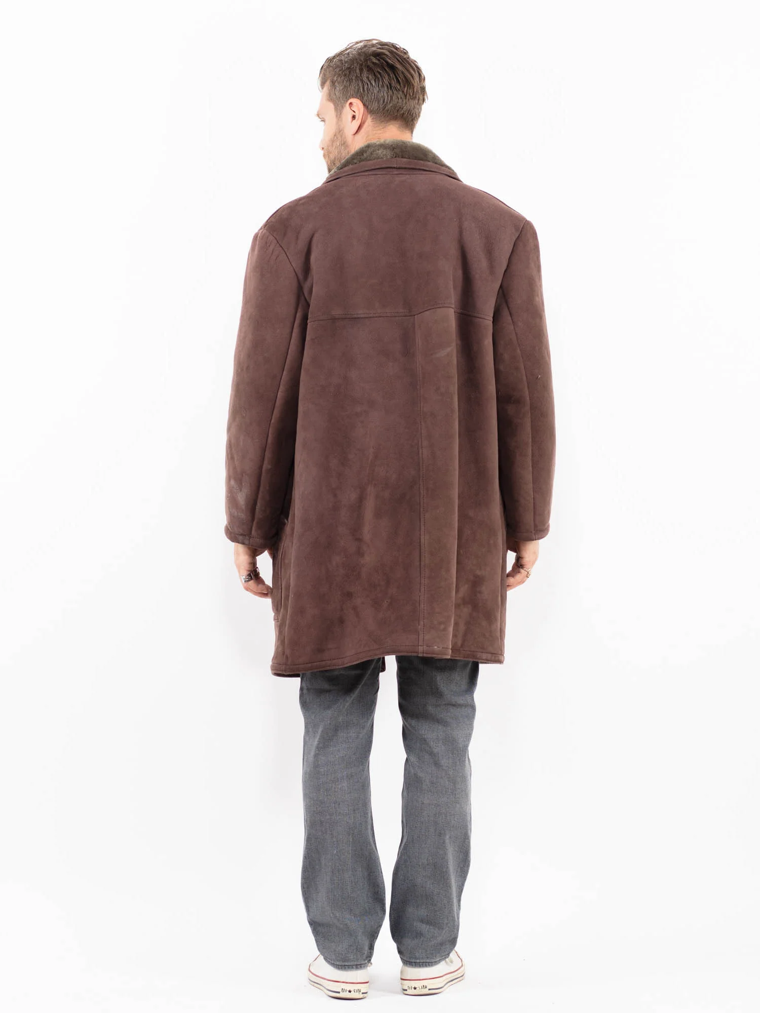 Mens Genuine Sheepskin Coat