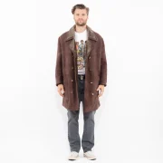 Mens Genuine Sheepskin Coat