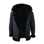 Mens Leather Sheepskin Flying Jackets