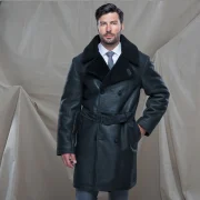 Mens Long Sheepskin Coat