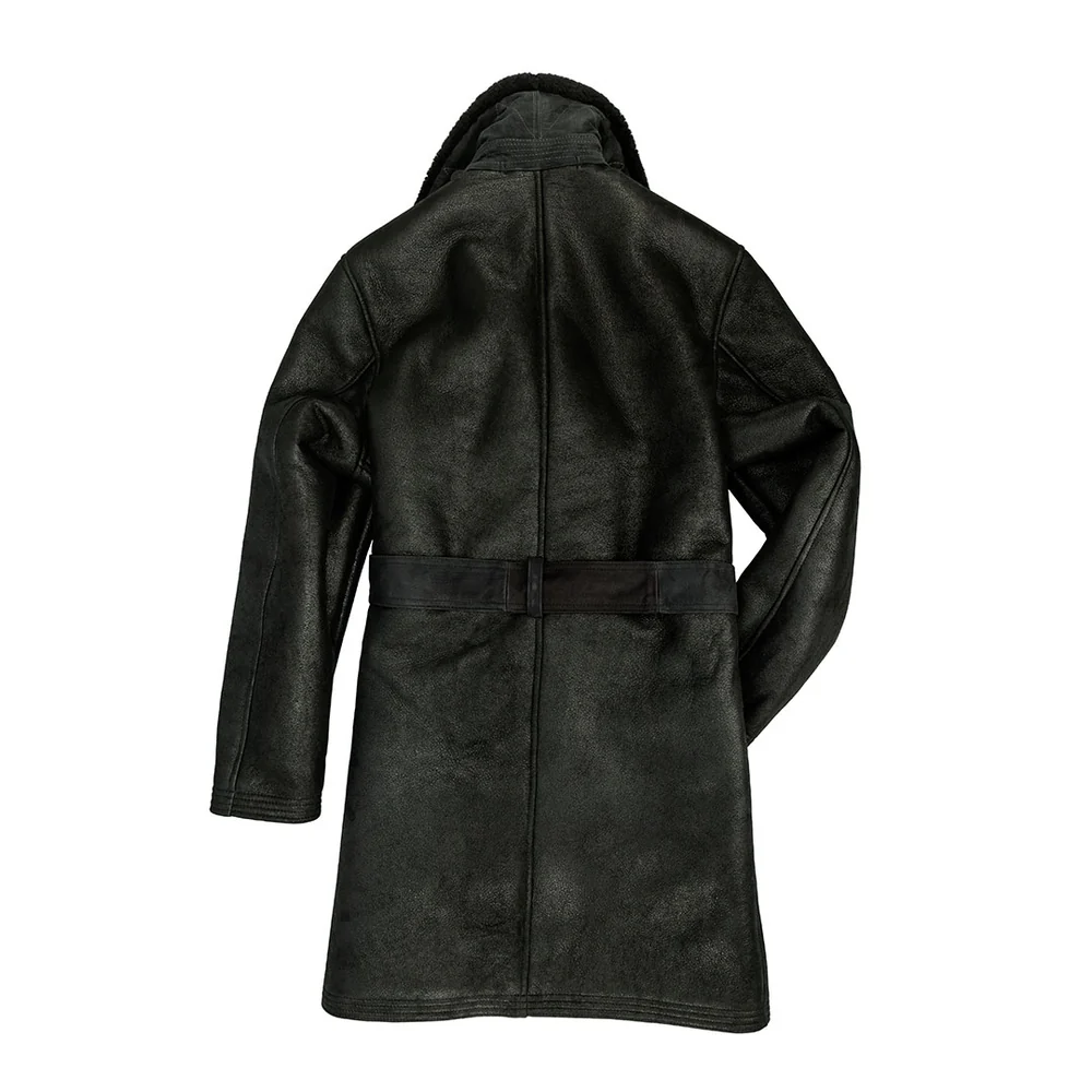 Mens Long Sheepskin Coat
