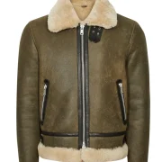 Mens Shearling Flight Jacket