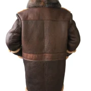 Mens Sheepskin Trench Coat