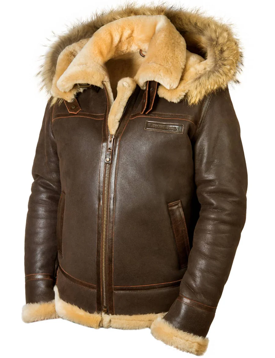 Plus Size Sheepskin Jacket