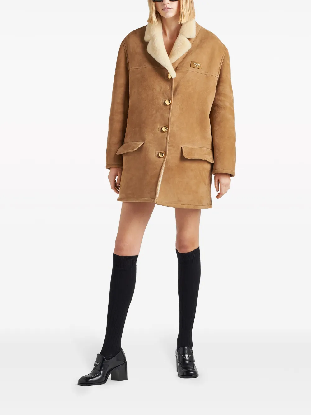 Prada Sheepskin Coat