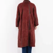 Red Sheepskin Coat