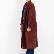 Red Sheepskin Coat