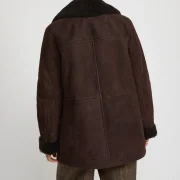 Shearling Biker Coat