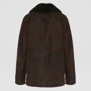Shearling Biker Coat
