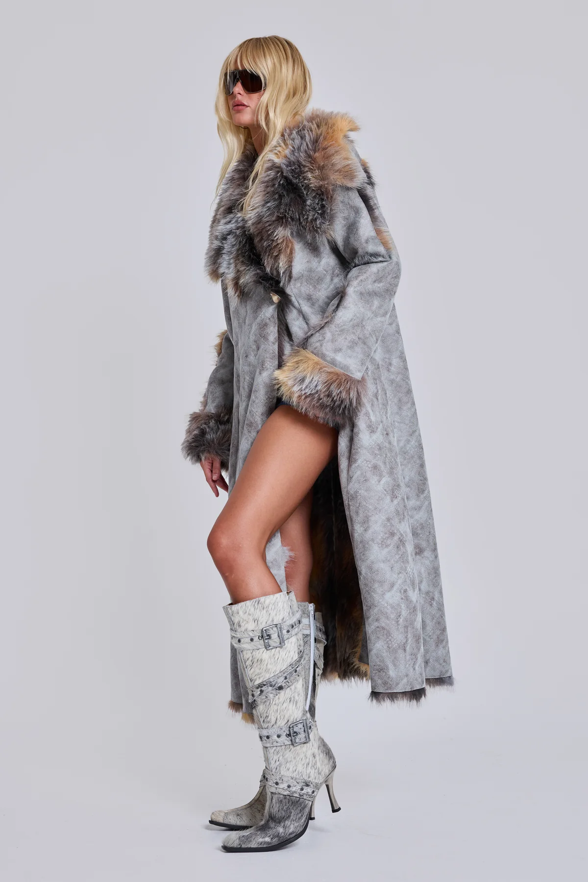 Shearling Coat Womens Faux