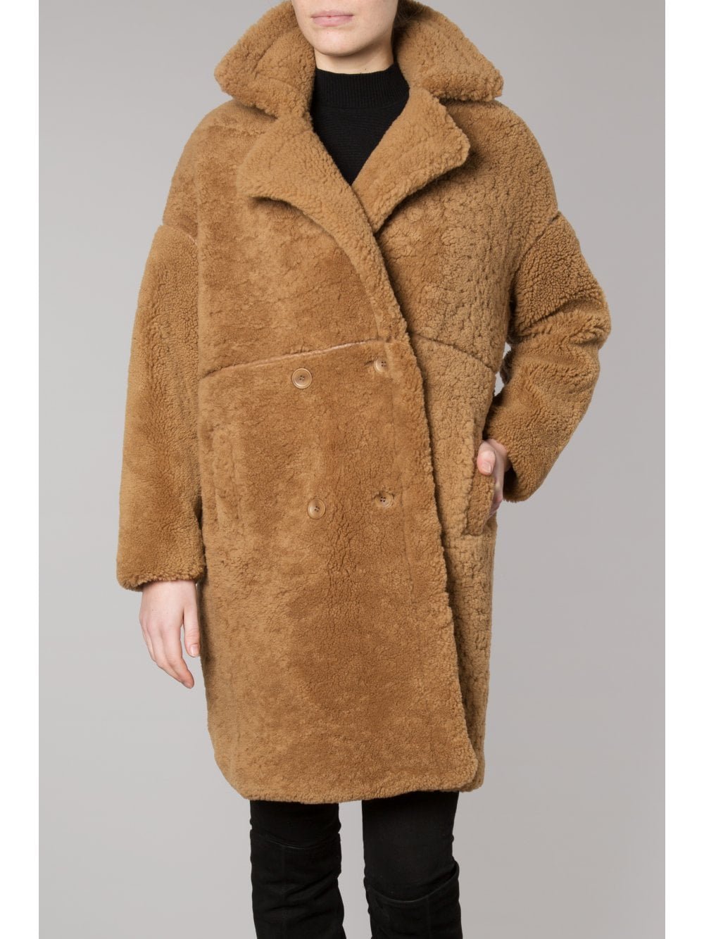Shearling Fur Jacket Coat
