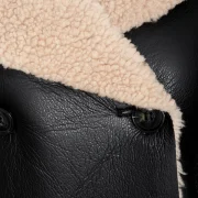 Shearling Leather Coat Womens