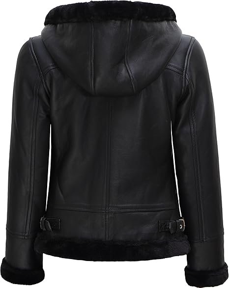 Sheepskin Aviator Jacket Womens