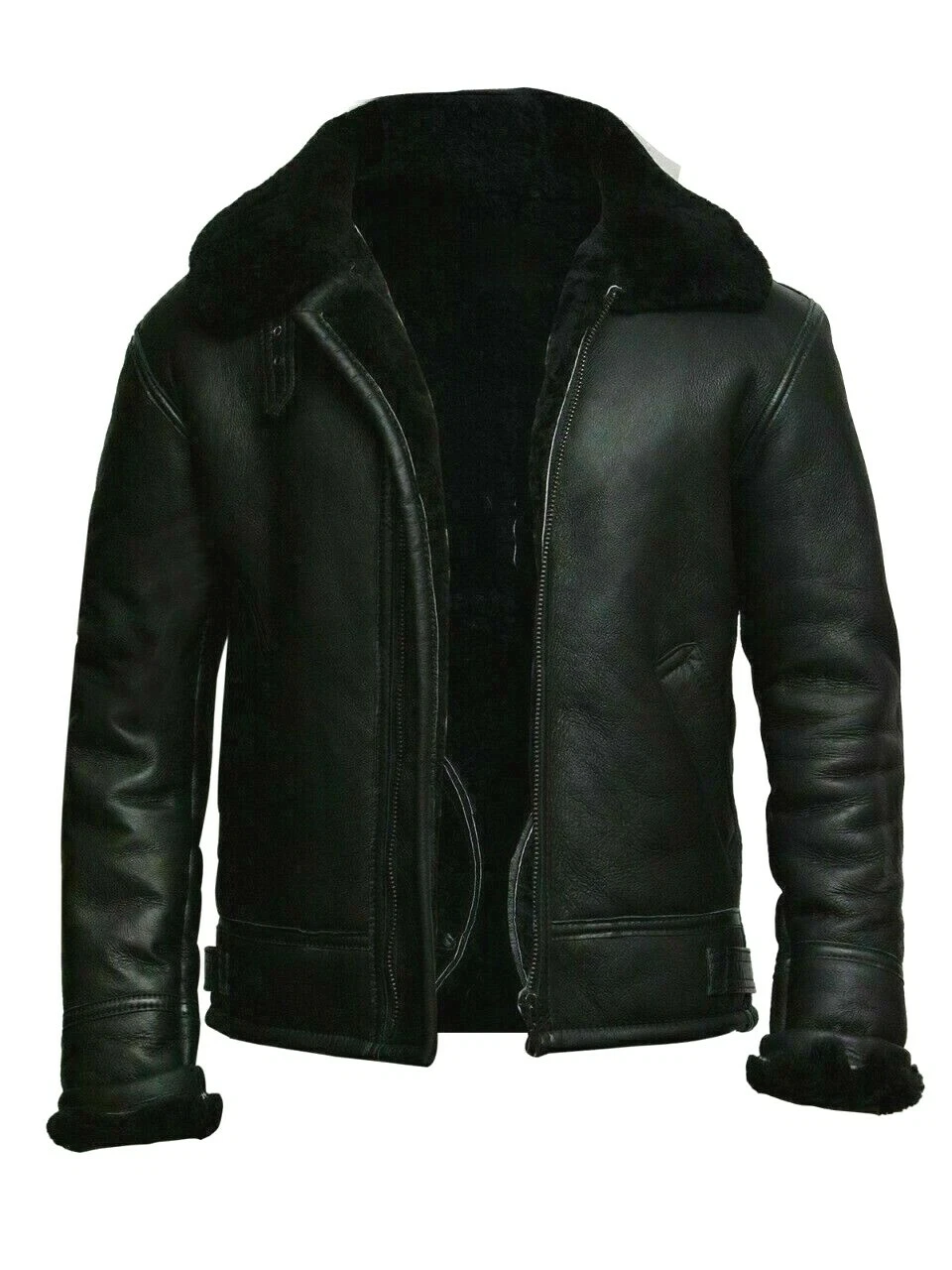 Sheepskin Bomber Jacket Mens