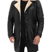 Sheepskin Coat Mens Black