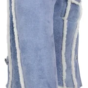 Sheepskin Denim Jacket Womens