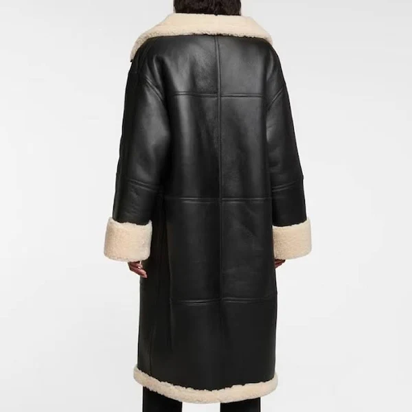 Sheepskin Duster Coat