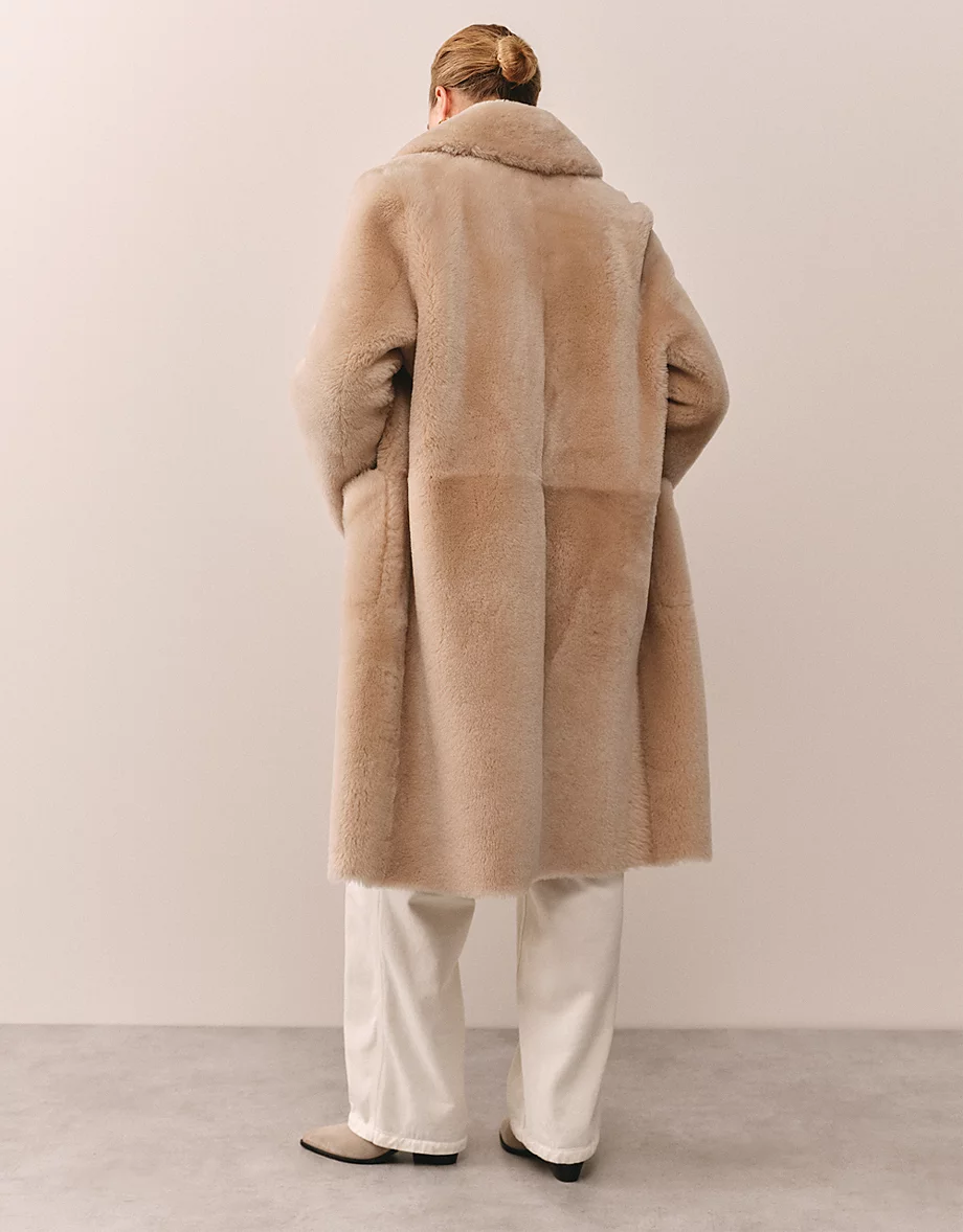Sheepskin Fur Coat 